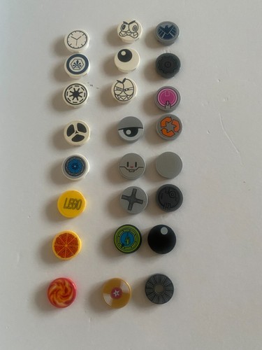 Lego Printed Round Tiles - Select your tile - Picture 3 of 101
