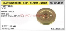 Puleggia per trattorino rasaerba tosaerba tagliaerba TC 92 ALPINA 004091