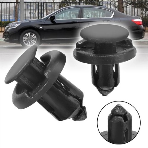 100pcs 8mm Hole Car Plastic Rivets Body Fastener Bumper Push Clips for Nissan - Picture 5 of 12
