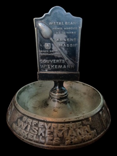 Couverts Wiskemann Hotel De Rome Aschenbecher und Streichholzhalter (eine Seite fehlt) - Bild 6 von 6