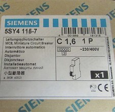 SIEMENS 5SY4 115-7 C 1, 6 1 P Single Pole 6 AMP 230/400 V 