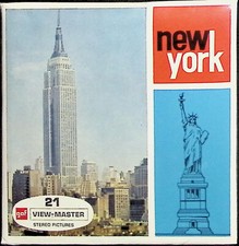 1960 s NEW YORK CITY 3d View-Master 3 Reel Packet NEW SEALED