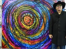 Mark Little Original ￼Professional Painting 84”X62” (7 Foot) Abstract Modern XL