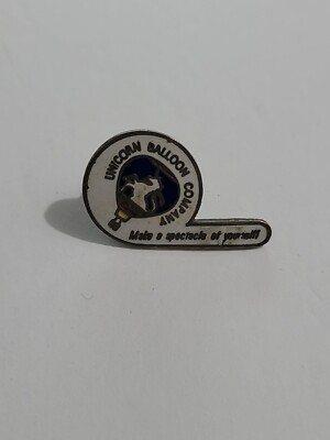 Unicorn Balloon Company Pin Make a Spectacle of Yourself Hot Air Balloon 1'' B1