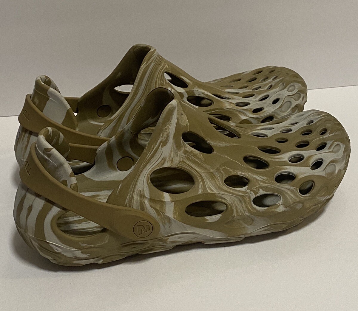 MERRELL Sandali con zoccoli Hydro Moc verde M 9 W 10 5