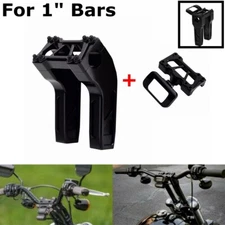1" Handlebar Riser Gauge Mount Set for Harley Low Rider ST Street Bob 2018-2025