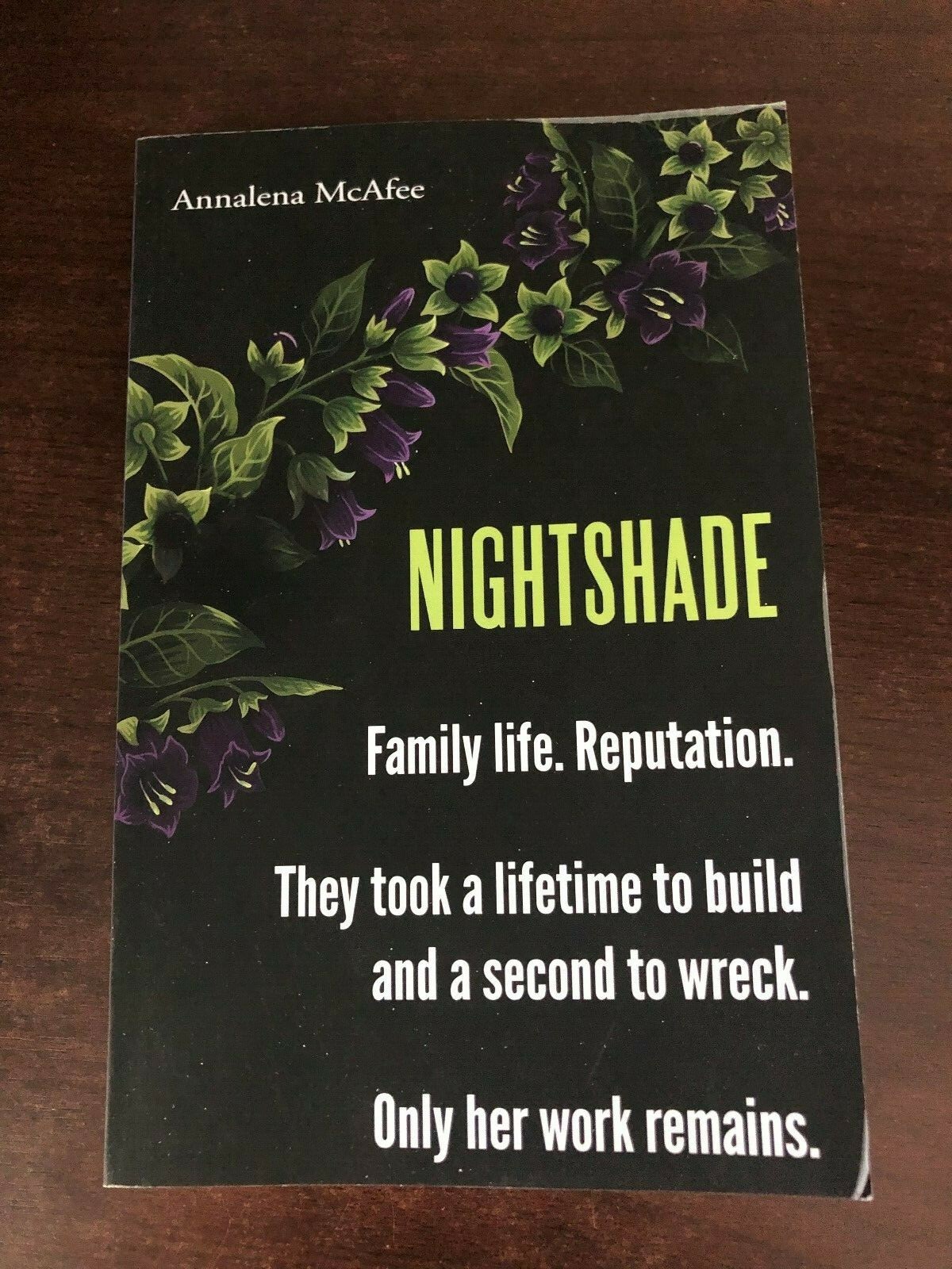 NIGHTSHADE by ANNALENA MCAFEE - HARVILL SECKER - P/B - *PROOF*
