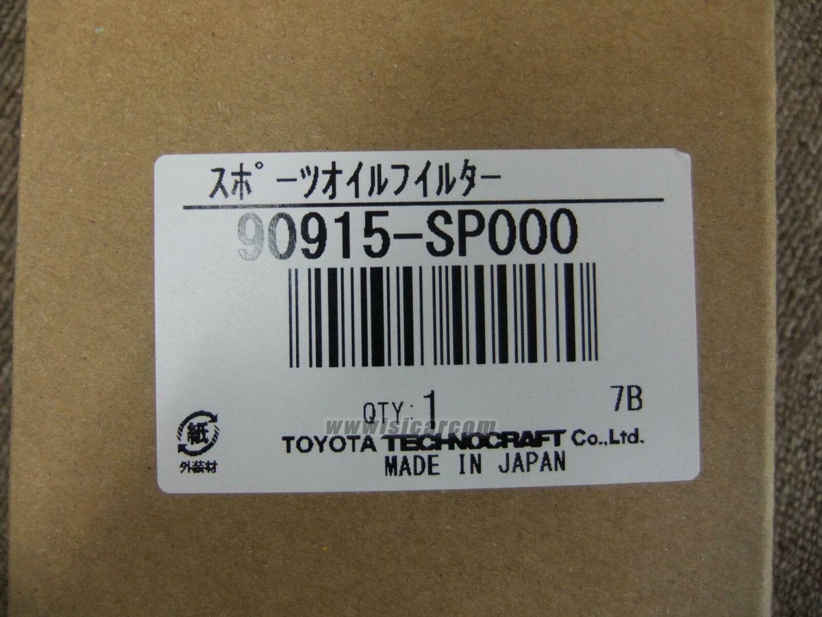【専用】FASHION BODY TOYOTA COROLLA NZE120 TRD SPORTS OIL FILTER 90915-SP000 | eBay
