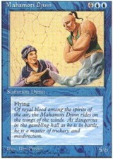 Mahamoti Djinn ~ Moderately Played Alternate 4th Edition Fourth MTG Magic Ultima