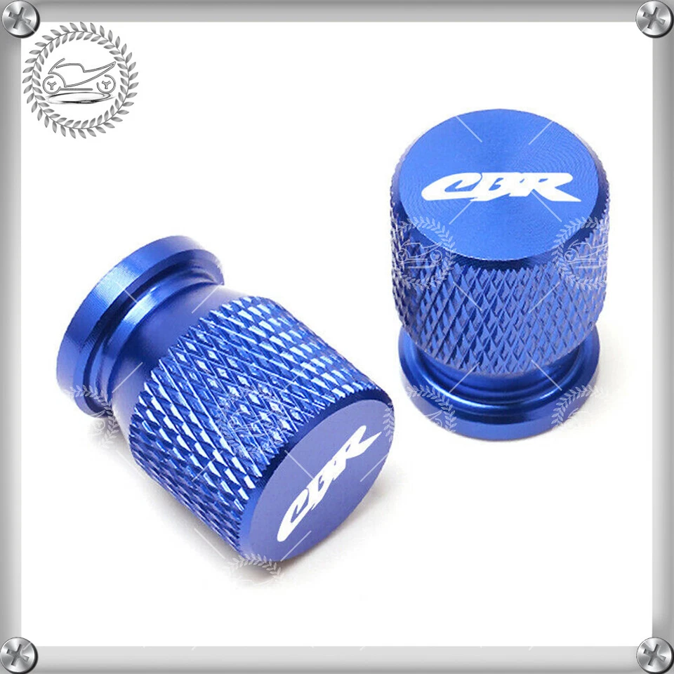 Cubierta de sello de válvula de neumático de rueda Cubierta de válvula de neumático para Honda CBR 600RR 954RR 1000RR Foto 3 de 4
