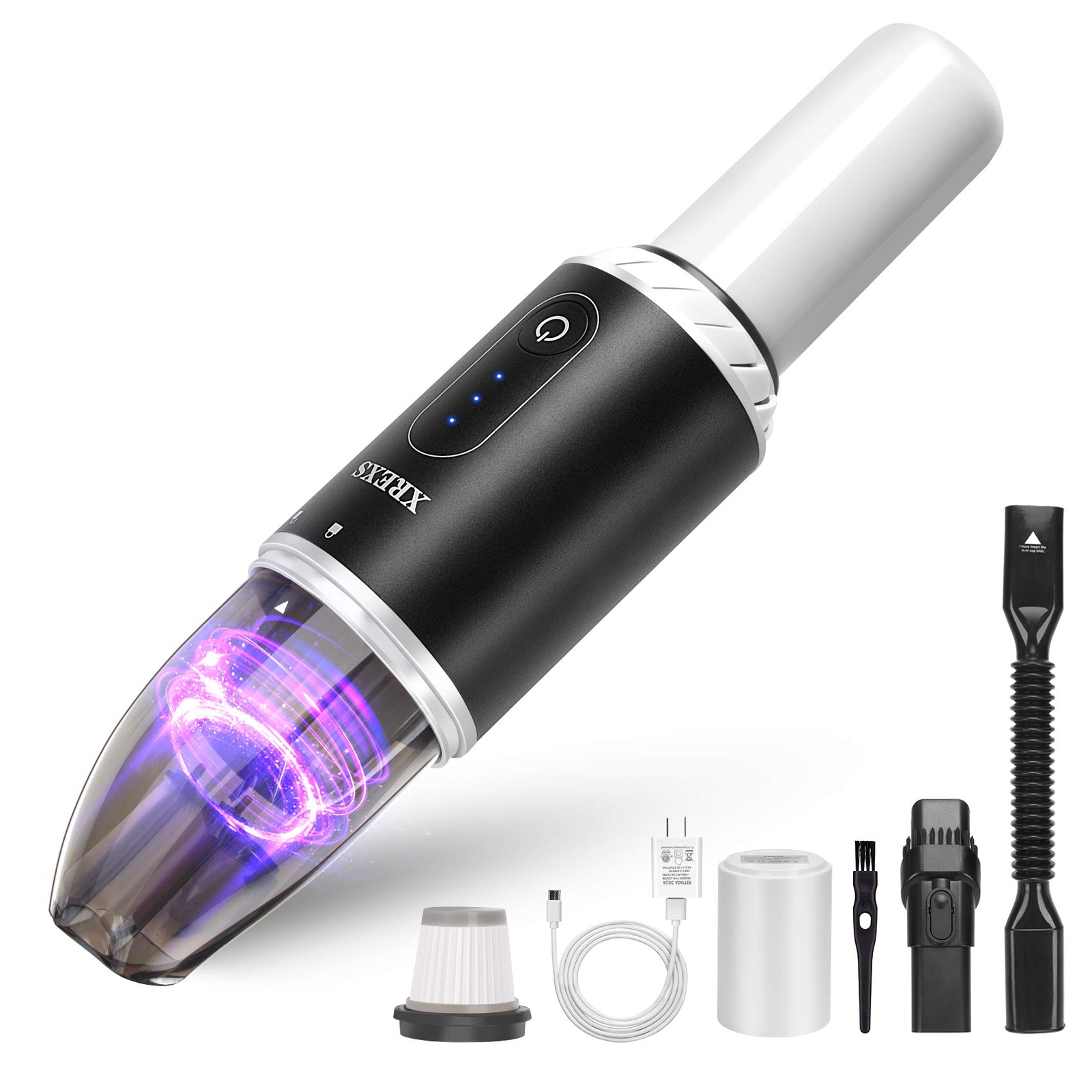 Cordless Handheld Vacuum Cleaner with High Power for Cars and Portability-image