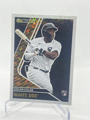 2023 Topps Oscar Colas Rookie Topps Black Gold White Sox