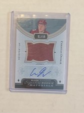 Christian Dvorak 2016-17 Black Diamond Signature Rookie Materials 91/99