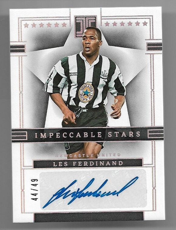 2022-23 Panini Impeccable Premier League Auto Card : Les