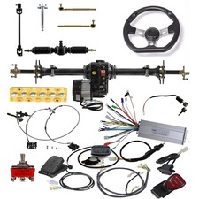 40" Rear Differential Axle Kit 1000W 48V Motor Steering ATV Quad Go Kart E Bike