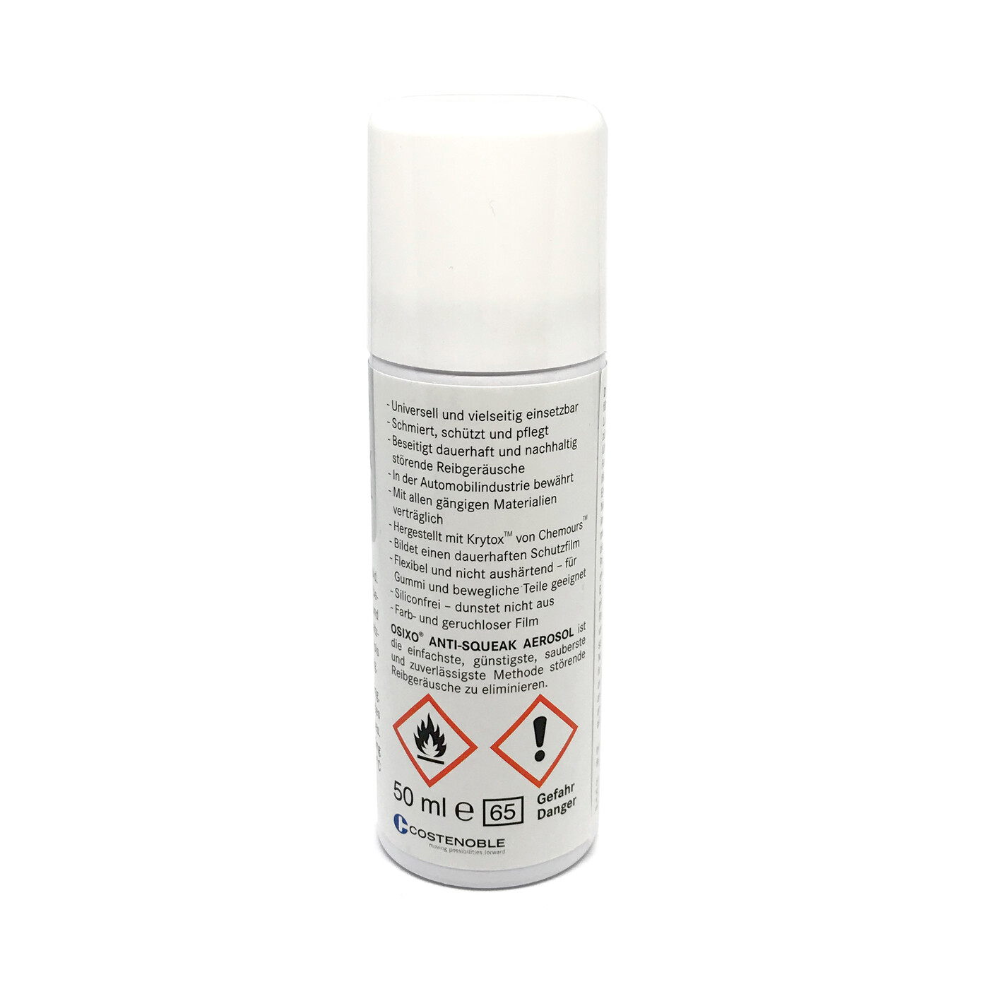 OSiXO AntiSqueak Aerosol 50ml Spray (37,80€/100ml) Krytox™ KfZ