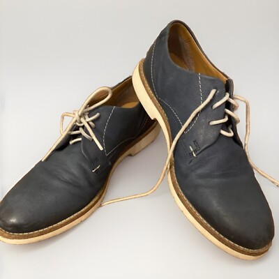 Clarks Men's Shoe Unstructured Elott Lace Oxford Size 7.5 Blue