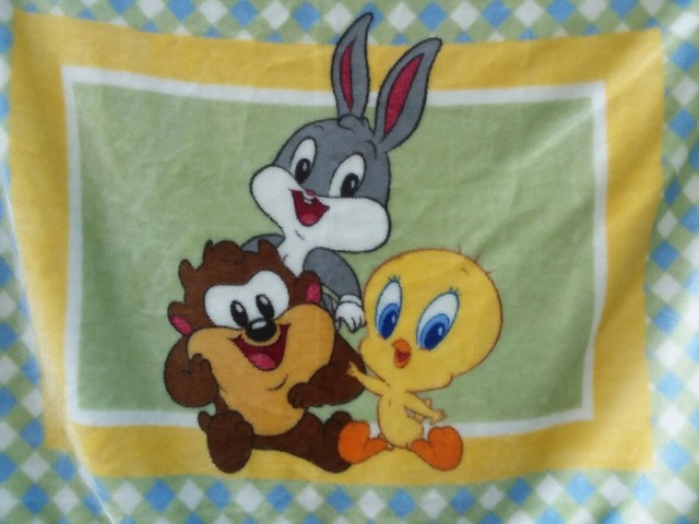 baby looney tunes plush blanket