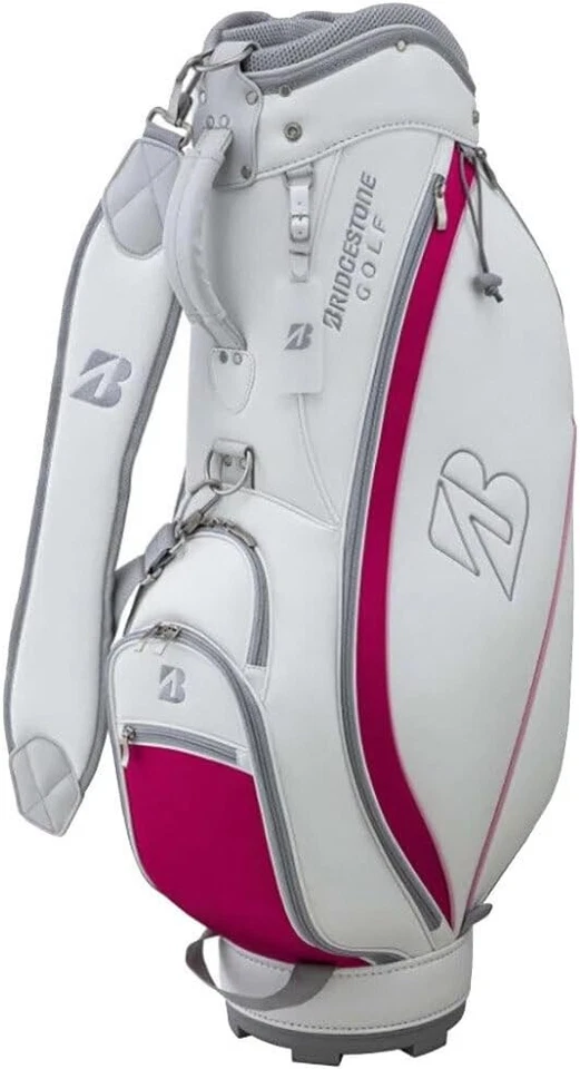 BRIDGESTONE Golf Ladies 8pcs Club Set BG-100L Pink Carbon Shaft Flex: L w/Bag - Image 3 of 4