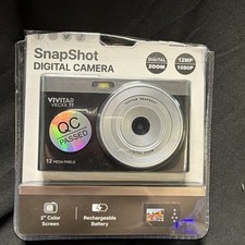 VIVITAR---SNAPSHOT--12MP DIGITAL CAMERA--black