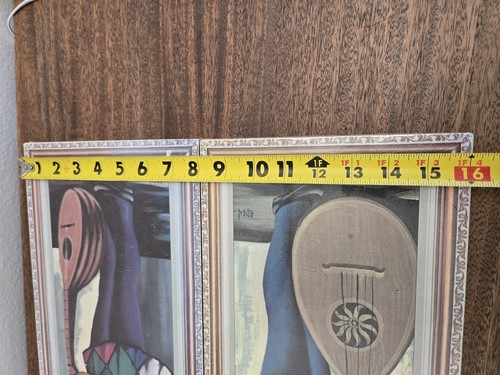 Set Of 2 Vintage EDEN BIG EYE GIRL MOPPET HARLEQUIN Series-wall art- In Plastic - Picture 5 of 5