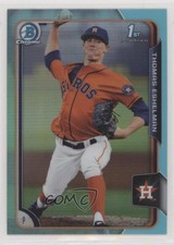 2015 Bowman Draft Chrome Sky Blue Refractor Thomas Eshelman #55 7ut