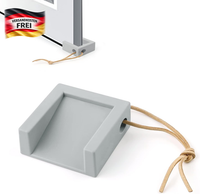 TüRstopper Keil, TüRkeil Gummi TPR Rutschfest, Grau | TüRkeil Mit Aufbewahrungsb
