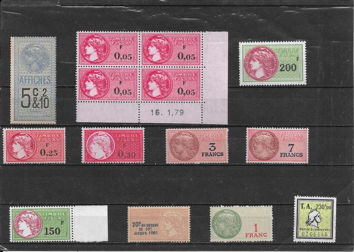 Timbre Fiscal Français De 1943 - Taxe Sur Les Vélocipèdes - Collection