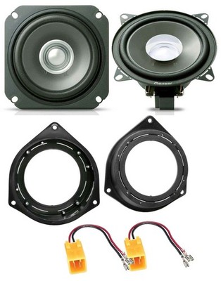 Pioneer 10cm 110 Watt Speakers for Fiat 500 Bravo Punto Storage Door Front Rear