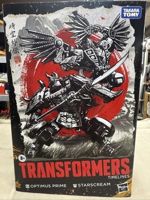 Transformers Optimus Prime & Starscream Samurai Transformers Timelines 5 2-Pack