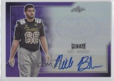 2017 Leaf Metal US Army All-American Bowl 11/25 Nick Brahms #BA-NB1 Auto pz5