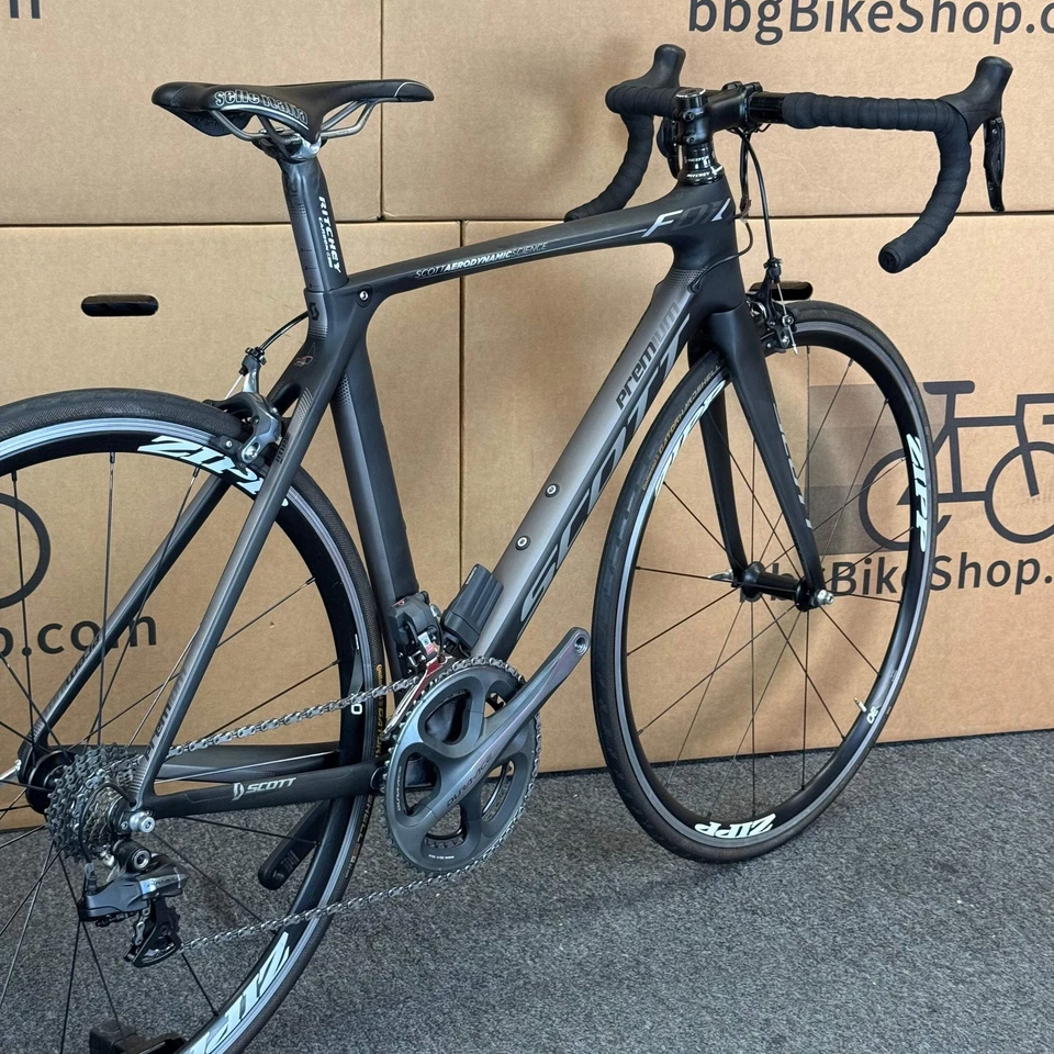 Bicicleta de carretera Scott Foil 15 usada, Dura-Ace Di2, fibra de carbono-2013, 54 cm Foto 4 de 4