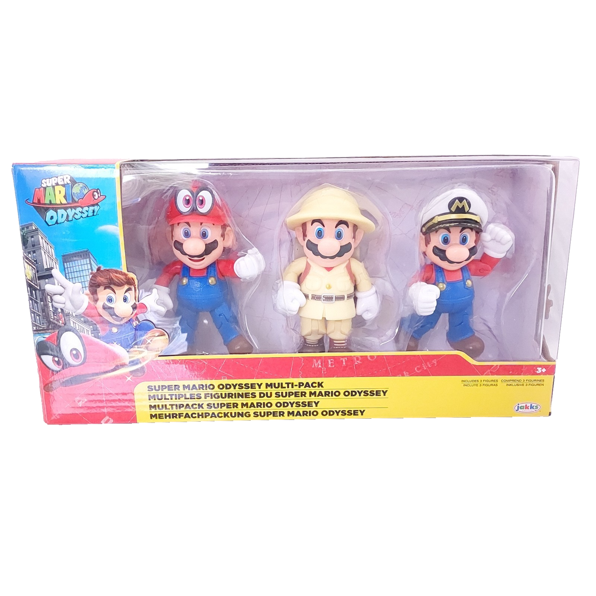 Jakks Trio Super Mario Odyssey Figures Explorer Cappy Captain | eBay