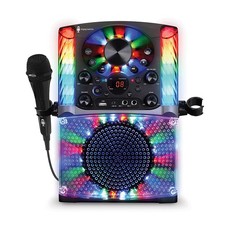 Karaoke Machine with Bluetooth LED Lights USB Recording and TV Lyrics Support