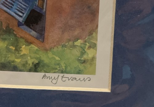 Versiegelt/Neu Passepartout Gemälde-Häuser aus dem Hafen Bermuda; Amy Evans Reisen - Bild 4 von 10