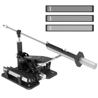Xarilk Pro Precision Knife Sharpener System GEN 2 W/Diamonds, 320# 800# 2000#