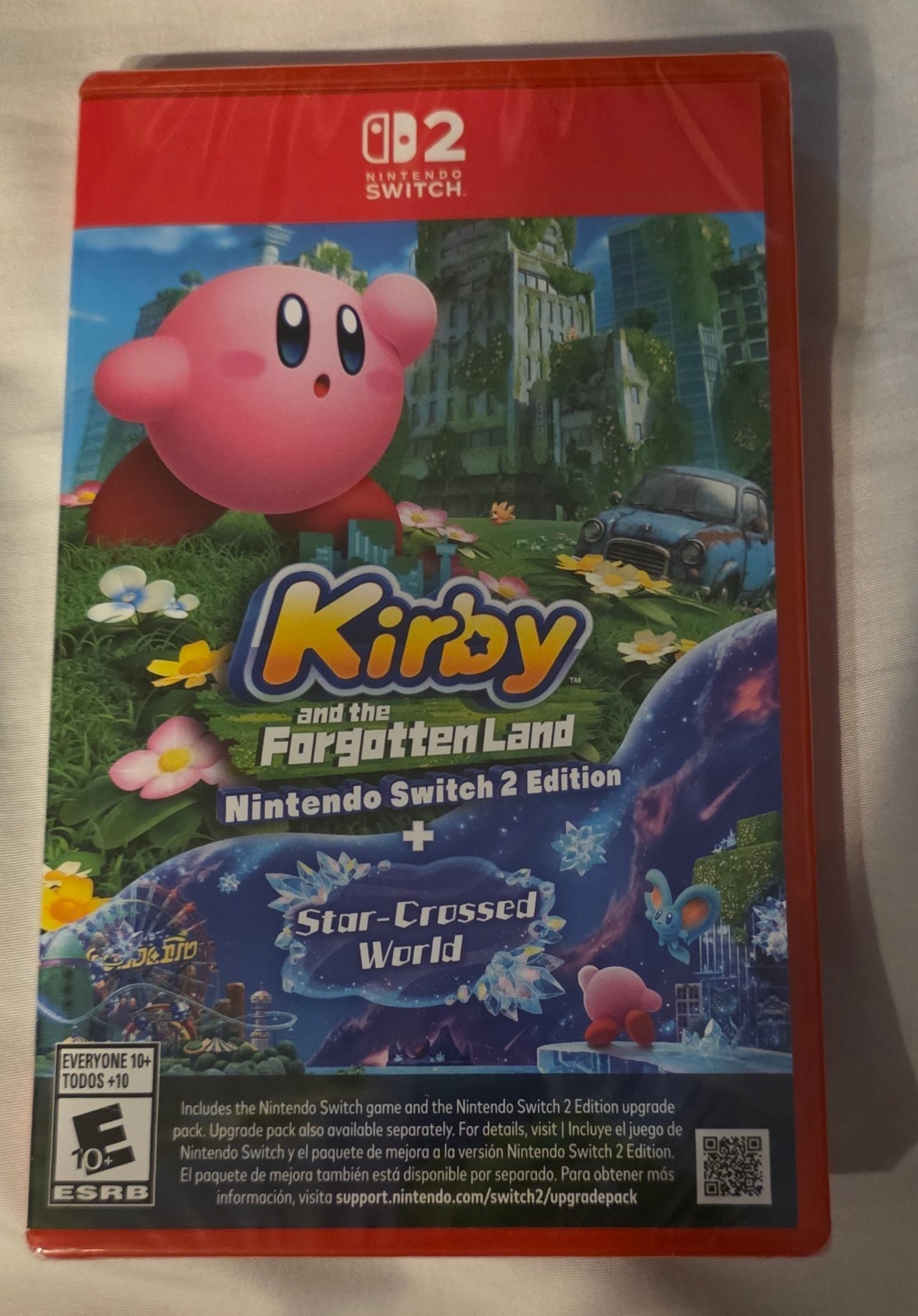 NEW SEALED Kirby And The Forgotten Land - Nintendo Switch 2 + Star-Crossed