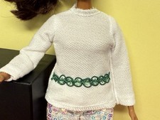 Barbie Curvy Kleidung- Bluse / Pullover Shirt