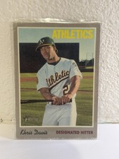2019 Topps Heritage - 1970 Cloth Stickers Khris Davis #13