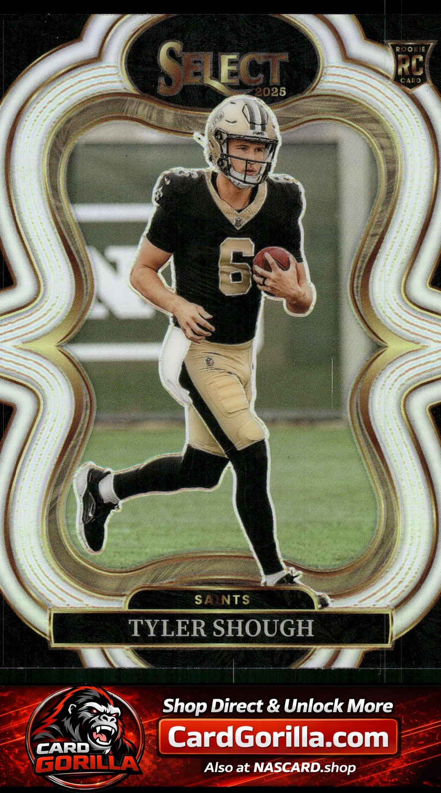 2025 Panini Select #341 Tyler Shough Silver Prizm RC