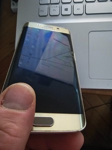 Samsung Galaxy S6 Edge SM-G925F - 32GB - Schwarz (Ohne Simlock) (Einzel SIM)