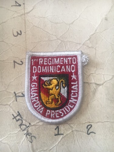 Dominican Republic Presidential Guard 1st Regiment m/e patch 9/10/25