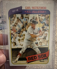 1980 Topps Carl Yastrzemski #720 Boston Red Sox A.L. All-Star Baseball Card