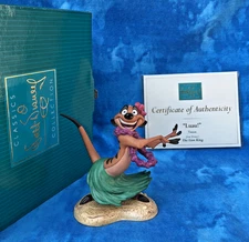 1998 WDCC The Lion King Luau Timon Walt Disney Classics Figure Dancing MIB COA.