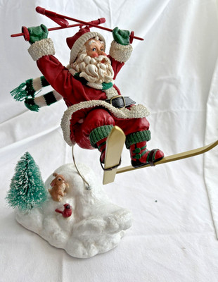 Santa Clause, Midwest Imports,  ''SKING  SANTA'',  OVP