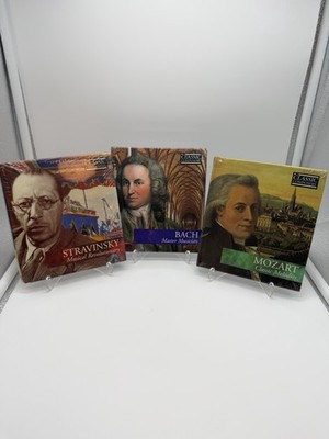 NEW SEALED The Classic Composers 3 CD Lot Series - Mozart Bach Stravinsky NIB