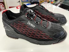 Dexter The-9 Knit Black/Red BOA Mens Bowling Shoes Size 11.5 W-EE Only 12 Games