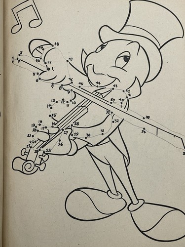 Walt Disney’s Dot To Dot Mickey And His Friends Coloring Book - Picture 7 of 15
