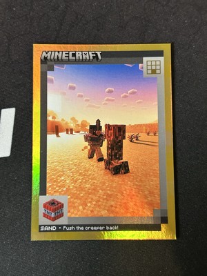 2024 Panini Minecraft Sand Gold Foil /99 #89