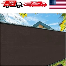 4x25ft Privacy Screen Fence - Heavy-Duty Mesh Shade Net Barrier